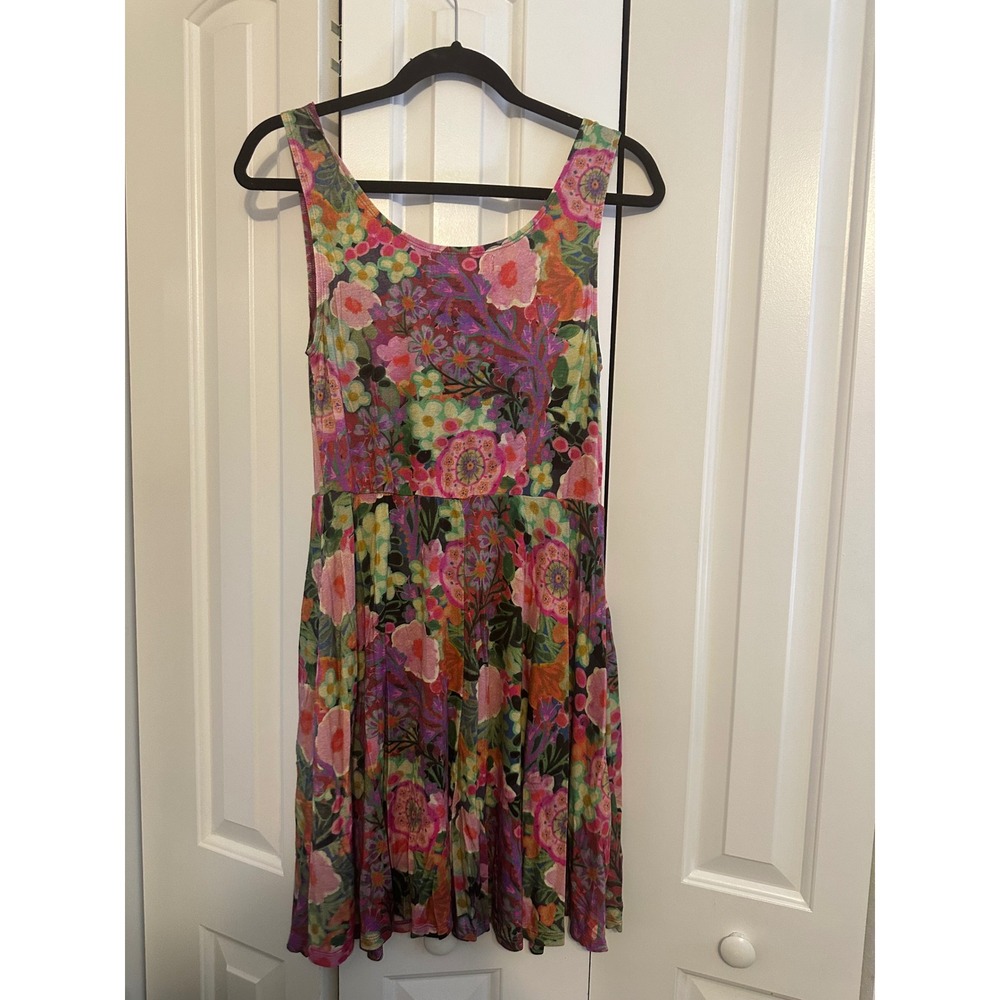 Natural Life Opal "ButterSoft" Ballet Dress - Pink Painted Garden Floral NWT Med - Picture 7 of 7
